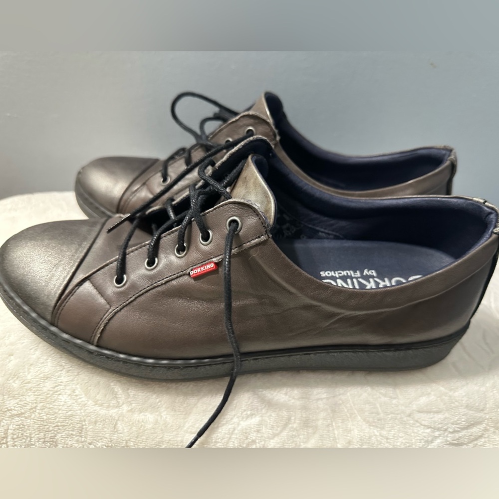 Dorking by Fluchos Lace-Up Leather Sneakers
